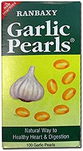 Sun Pharma Garlic Pearls - Natural Way to Healthy Heart & Digestion - 100 Pearls (Pack of 2) in Saudi Arabia
