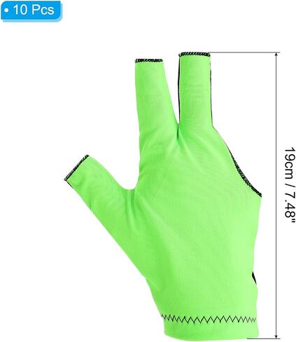 PATIKIL 3 Finger Pool Glove Left Hand, Breathable Spandex Billiard Gloves Accessories for Women Men Cue Shooter Snooker Sport in Saudi Arabia