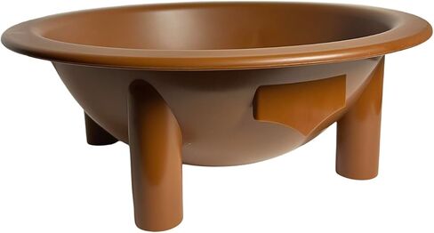 Kavafied Tanoa - Traditional Kava Bowl, 1.5 Gallons, Food Safe PP, 15"x15"x5.5" (Tu'i Tonga Red) in Saudi Arabia