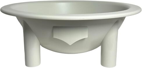 Kavafied Tanoa - Traditional Kava Bowl, 1.5 Gallons, Food Safe PP, 15"x15"x5.5" (Tu'i Tonga Red) in Saudi Arabia