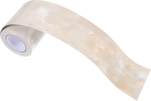 UPKOCH Caulk Tape Sealant Strip, Self Adhesive Marble Floor Tape Sealing Tape Membrane for Kitchen Bathtub Countertop Bathroom Toilet Sink Wall Corner Beige in Saudi Arabia