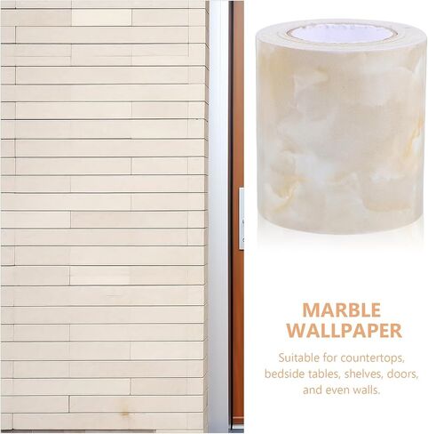 UPKOCH Caulk Tape Sealant Strip, Self Adhesive Marble Floor Tape Sealing Tape Membrane for Kitchen Bathtub Countertop Bathroom Toilet Sink Wall Corner Beige in Saudi Arabia
