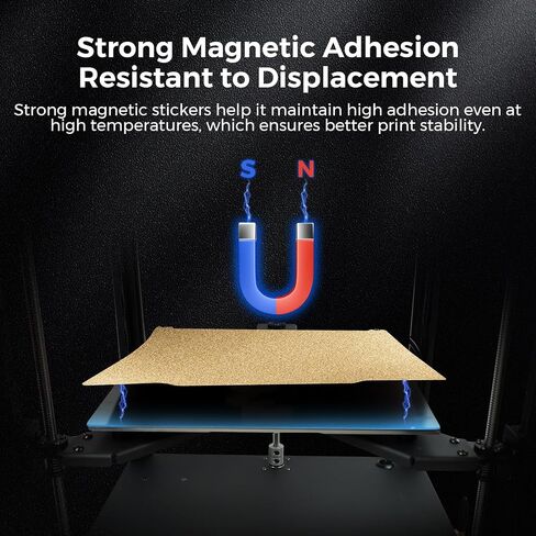 Magnetic Double Sided PEI 3D Printer Build Plate Flexible Removable, Texture Spring Steel PEI Print Platform & Smooth Colorful Starry Dots PEY 3D Printer Heated Bed 256x256mm for Twotrees SK1 in Saudi Arabia