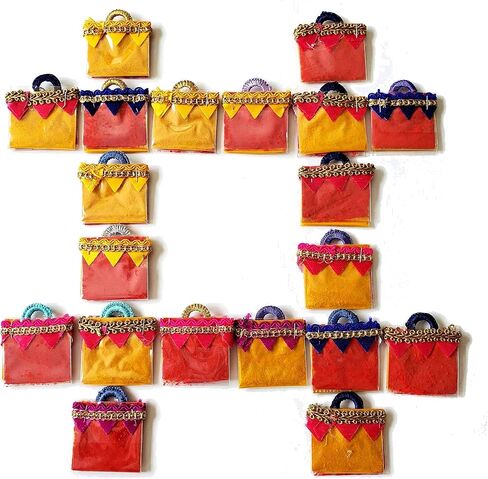 Haldi Kumkum | Set of 20 | Pasupu kumkum | Tamboolam | Pooja|Return Gift | Give Away | Made in India in Saudi Arabia