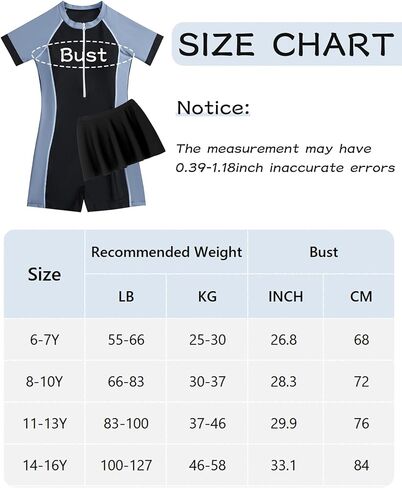 Happy Cherry Girls Short Sleeve Swimsuit Front Zip Sun Protection Bathing Suit Surfing Swimming Suit in Saudi Arabia