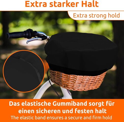 ECENCE x Bicycle basket rain protection Bicycle basket rain protection cover, waterproof cover for bicycle basket, rain protection cover for bicycle baskets in Saudi Arabia