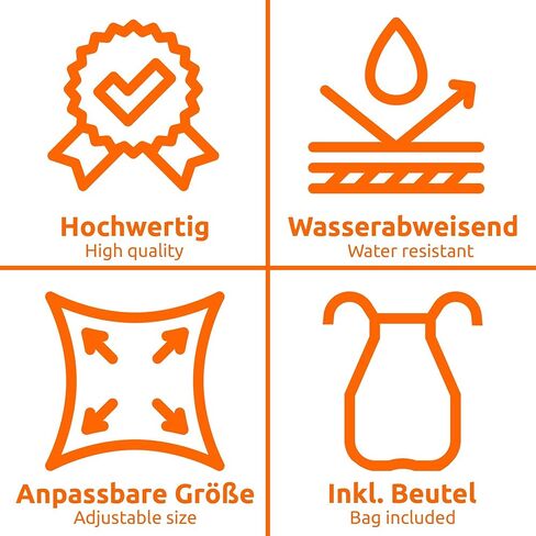 ECENCE x سلة دراجة للحماية من المطر، غطاء للحماية من المطر، غطاء مقاوم للماء لسلة الدراجة، غطاء للحماية من المطر لسلال الدراجات in Kuwait