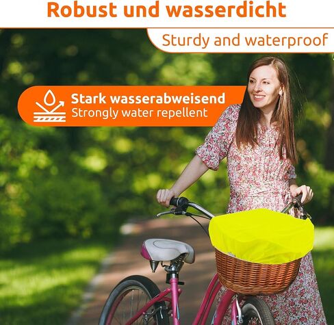 ECENCE x سلة دراجة للحماية من المطر، غطاء للحماية من المطر، غطاء مقاوم للماء لسلة الدراجة، غطاء للحماية من المطر لسلال الدراجات in Kuwait