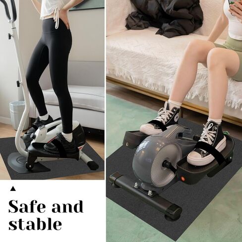 Rainmae Ellipse Leg Exerciser Machine Non-Slip Mat with Pedal Straps, Apply to Under Desk Elliptical Peddler While Sitting, for Leg Training Seated Foot Pedal Exerciser Equipment Protect Floor in Saudi Arabia