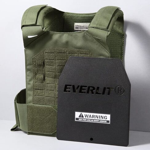 EVERLIT Weight Plates 5.75 LB/ 8.75 LB Pair for Tactical Weighted Vest, Strength Training, Running, Workout in Kuwait