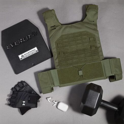 EVERLIT Weight Plates 5.75 LB/ 8.75 LB Pair for Tactical Weighted Vest, Strength Training, Running, Workout in Kuwait