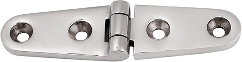 SHENGHUISS Boat Door Hinge Strap Marine Hatch Hinge Stainless Steel 316 6 Holes Casting Hinge w/Fasteners for Boat, RVs 4 inch x 1 inch 2 Pack in Saudi Arabia
