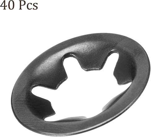 20pcs M8 Internal Tooth Star Locking Washer - [8mmID x 18mmOD] for Shock Absorption of Mechanical Equipment Quick Speed Locking Washers 65Mn Steel in Saudi Arabia