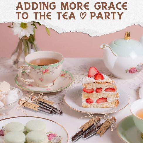 50 مجموعة من الأنابيب البلاستيكية الشفافة مع هدايا استحمام الطفل من الفلين للضيوف في حفل الشاي، شكرًا لك على استحمام طفلنا بعلامات الحب لتخزين حبوب القهوة والملح والزهور المجففة والنباتات (أنبوب فارغ) in Kuwait