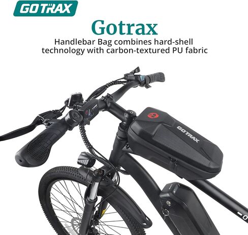Gotrax Handlebar Bag for Electric Scooter and Bike, Universal Waterproof Scooter Tiller Bag for Carrying Charger Wallet Phone Keys, 3L Large Capacity in Saudi Arabia
