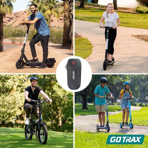 Gotrax Handlebar Bag for Electric Scooter and Bike, Universal Waterproof Scooter Tiller Bag for Carrying Charger Wallet Phone Keys, 3L Large Capacity in Saudi Arabia