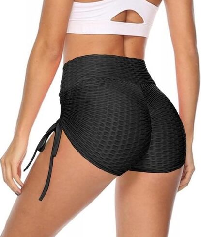 Ciana Womens High-Waist & Scrunch Butt Lifting Sexy Yoga Shorts High Waist Elastic Active Hot Workout Shorts in Saudi Arabia