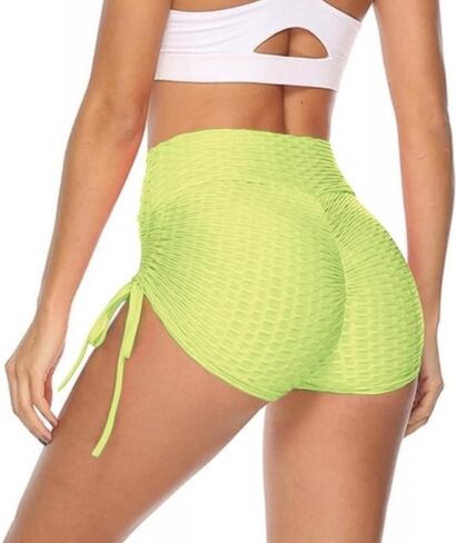 Ciana Womens High-Waist & Scrunch Butt Lifting Sexy Yoga Shorts High Waist Elastic Active Hot Workout Shorts in Saudi Arabia