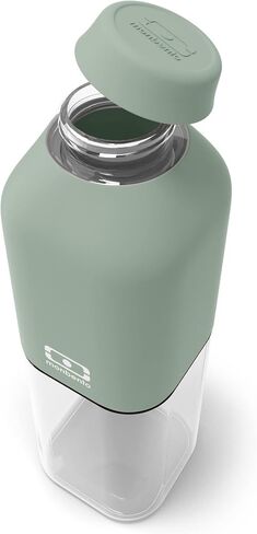 monbento - Clear Reusable Water Bottle MB Positive M green Natural - 17 floz/500 ml Water Bottle Perfect for Work, Travel, Sport, Picnic - Compact, Leakproof BPA Free Water Bottle - Green in Saudi Arabia