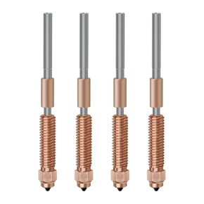 2 * 0.4+0.6+0.8mm K1Nozzle 4PCS K1c Nozzles Ender 3 V3 KE Quick Swap Hardened Steel Nozzles High-Speed Printing and High Flow Extruder Nozzles for k1c/ K1/K1 Max Ender 3 V3 3D Pritnter
