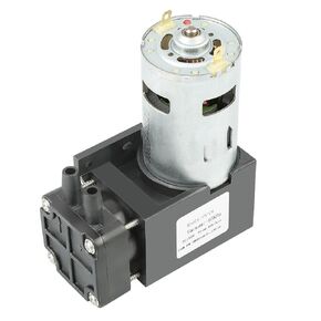 DC 12V Mini Oil Less Vacuum Pump, 85kPa 40L/min Miniature Oil Vacuum Pump