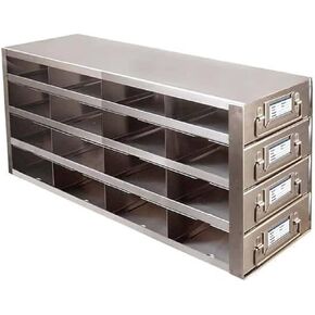 RMC4423A Modifiable Upright Freezer Rack for 2"/3" STD Box, 21 15/16" Height, 8 7/8" Length, 5.5" Width