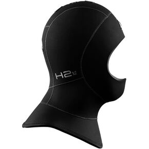 Waterproof 5/7mm H2 Bibbed Hood - X-Large, Black