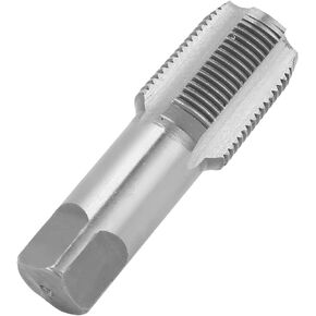Hilitand 3/4" NPT Pipe Tap, Thread Repair Machine Tap Silver HSS Standard Tapping Tool