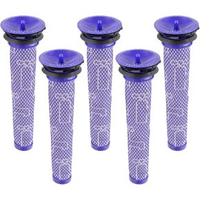 2 Pack V10 Filters Replacement for Dyson V10 Cyclone Series, V10 Absolute, V10 Animal, V10 Total Clean, SV12, Replace Part No. 969082-01,2 Pack Filters and 1 Clean Brush