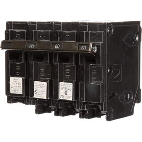 Siemens Q36000S01 240-Volt type MP-T 60-Amp Circuit Breaker with 120-Volt Shunt Trip Three pole