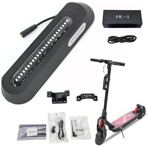 Monorim SK-I Electric Scooter Sound Effects spaeker Compatible with Xiaomi M365 Pro, Ninebot Max G30, Kugoo Etc All Electric Scooters.Built-in Cool Sound Effects and LED Display Lights.