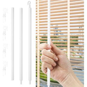 Blind Wand Replacement with Hook, Window Blind Tilt Wand with Hook and Grip, Blind Opener Horizontal Window Blinds Vertical Blinds for Windows (89)