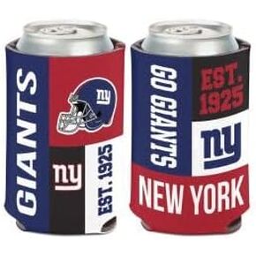 New York Giants Color Block Can Cooler 12 oz.