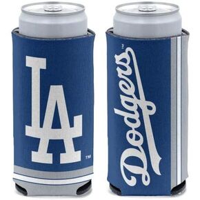 WinCraft MLB Los Angeles Dodgers Slim Can Cooler, Team Colors, One Size