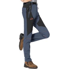 Rdruko Women's Snow Pants Waterproof Insulated Fleece Thermal Ski Hiking Snowboard Pants