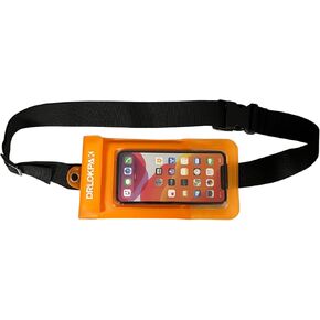 DRLOKPAK surfing waterproof Waist pouch Crossbody Chest Bag Fanny Pack Snorkeling Swimming Bag Beach Floating Dry Phone case holder (Black)
