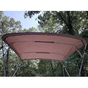 Replacement Bimini Top Canvas with Boot, Beige, 8' Long x 8.5' Wide, 16oz, by Cypress Rowe Outfitters