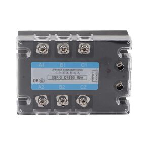 3 Phase Solid State Relay, ABS, SSR-3 D4860 60A DC‑AC 480V Distribution Control Equipment
