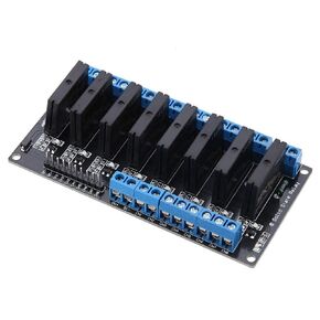8 Channel Relay Board, 8 Channel Solid State Relay Module High Level SSR Module with (5V 2A)