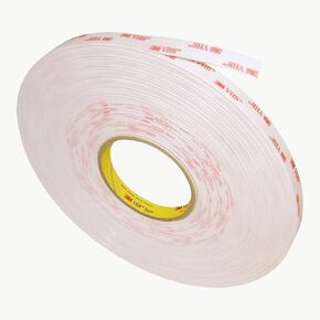 3M 4950/WI0536 Scotch 4950 VHB Tape: 1/2" x 36 yd., White