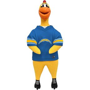 Littlearth NFL Team Rubber Chicken Toy Los Angeles Chargers