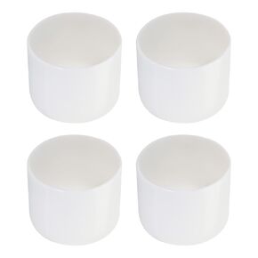 Screw Thread Protector Cover Rubber End Caps, [for Screw, Bolt] - 1 7/8"(48mm) ID/White/4pcs