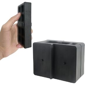 Nylon Reinforced Plastic Block, Black Desk Organizer Magazine Block for Holding Upper and Lower Multifunction Automotive Replacement Tools