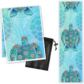 Cooling Towel(40"x12") Breathable Chilly Towel,Ice Towel,Microfiber Towel,Sun Protection,Easy Clean - for Yoga,Sport,Running,Workout,Gym,Biking,Hiking,Camping,Fitness & More Activities