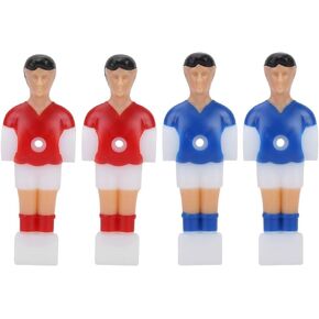 4 Pcs Foosball Man Mini Humanoid Plastic Doll Table Football Soccer Replacements