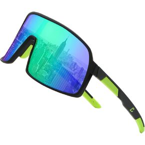 Bevi Sports Sunglasses Polarized Lens with TR90 Durable and Flexible Frame for Men Women Running Driving Cycling Etc