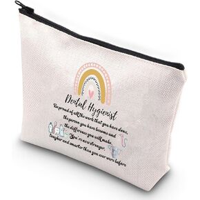 G2TUP Dental Hygienist Makeup bag Dental Hygiene Graduation Cosmetic Bag Dental Hygienist Travel Accessory Pouch (Dental Hygienist)
