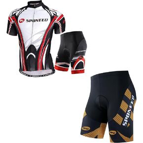 sponeed Mens Padded Biking Shorts Cycling Men Jerseys Outdoor Biking Wear US M