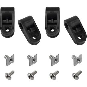 for Schutt & Riddell Football Helmet Wire Facemask Hardware Kit,use to Repair Baseball, Softball and riddell & Schutt Youth Football Helmet Repair Kit,Black