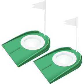 Golf Putting Cup with Flag Golf Putting Hole Practice Training Aids, Indoor Golf Putting Hole